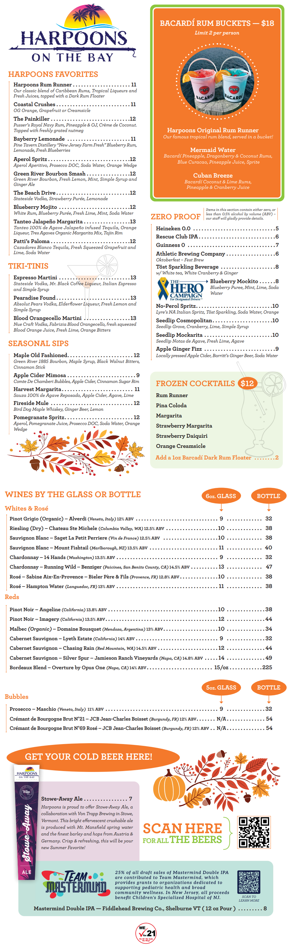 Drink Menu
